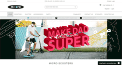 Desktop Screenshot of microscooters.com.au