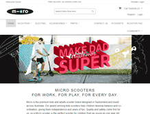 Tablet Screenshot of microscooters.com.au